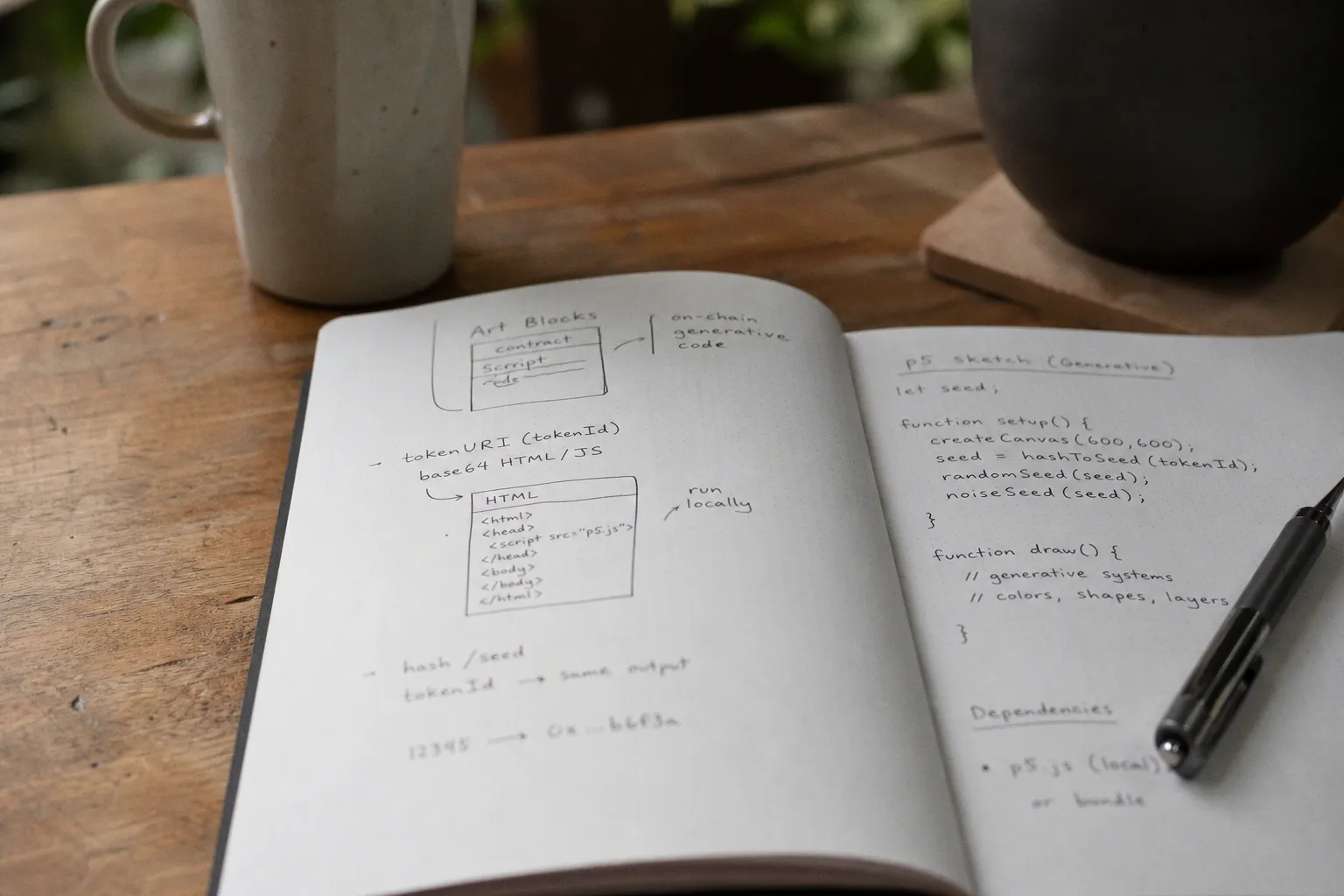 Run on-chain code of generative NFTs locally to test permanence